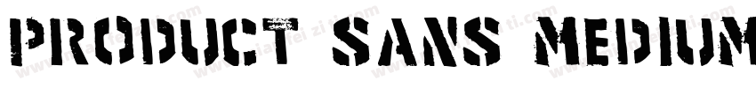 Product Sans Medium字体转换